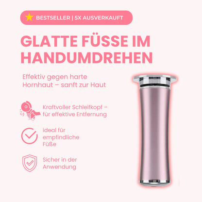 HornhautHero – Babyweiche Füße in nur 5 Minuten