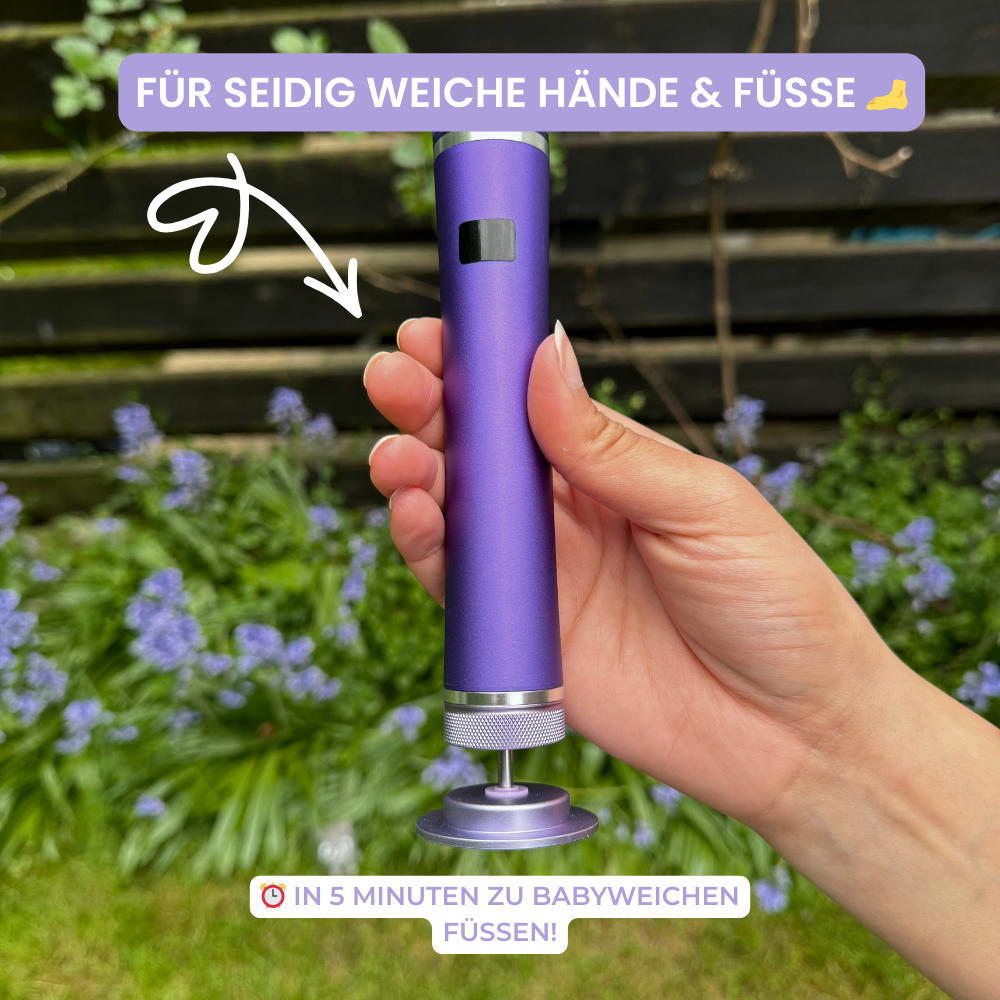 HornhautHero Plus – 2-in-1 Tool für Maniküre & Pediküre