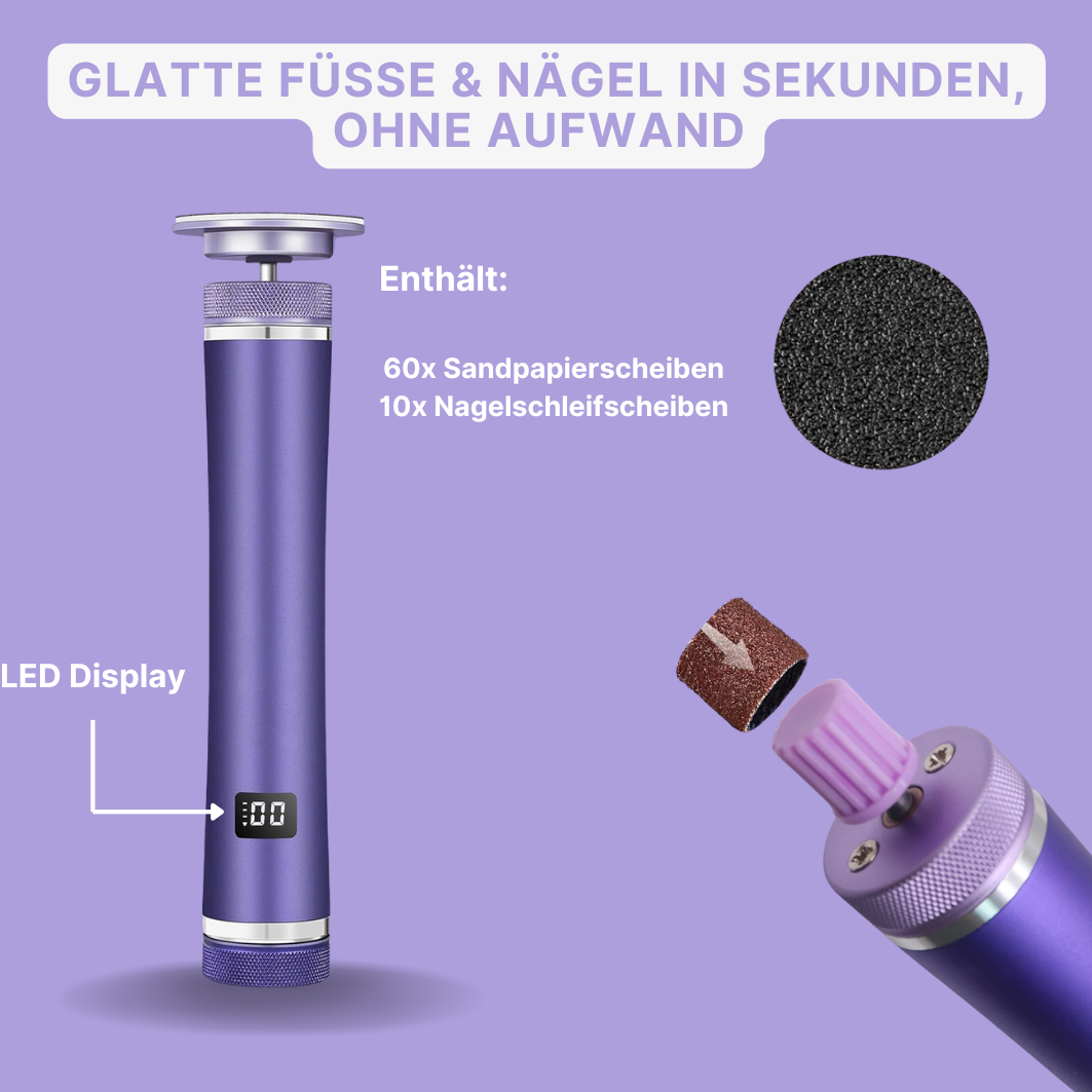 HornhautHero Plus – 2-in-1 Tool für Maniküre & Pediküre